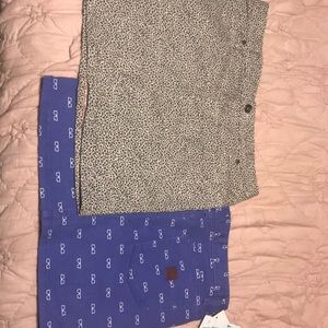 2 Roxy Girls Jean Skirts Bundle Size 16